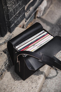 Modèle No.9 - Sac de transport de disques vinyles en cuir